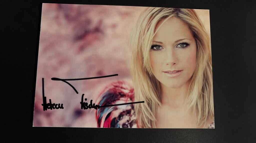 HELENE FISCHER fankaart ECHTE handtekening, Verzamelen, Verzenden, 1980 tot heden, Ongelopen, Sterren en Beroemdheden
