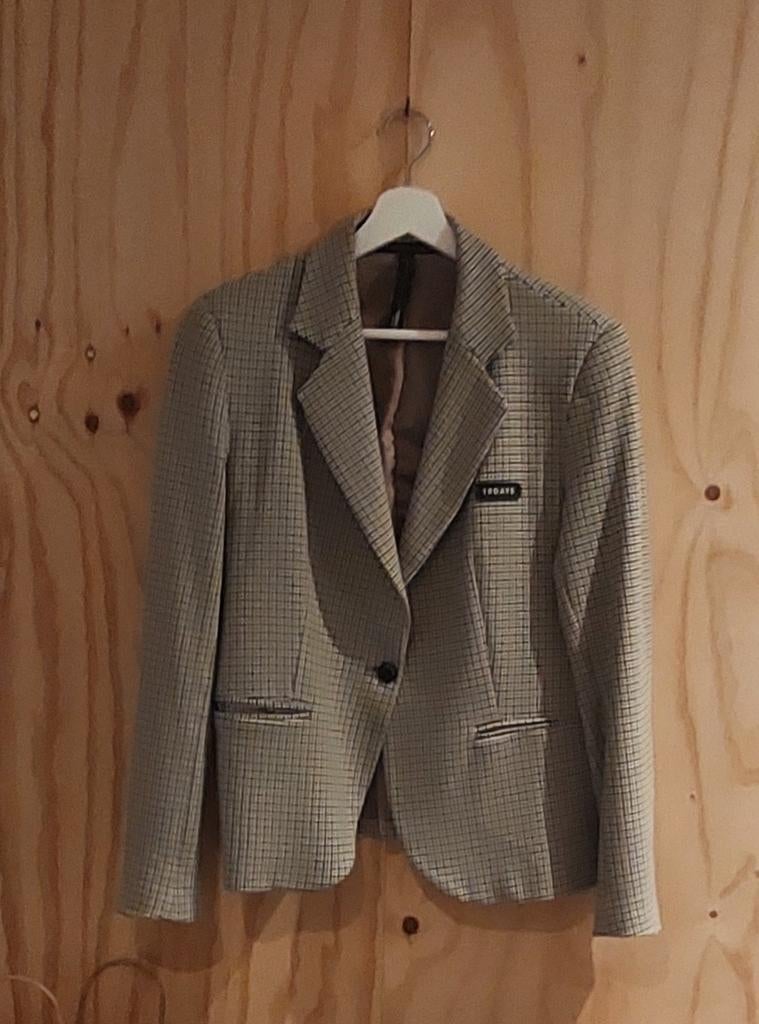Geruit jasje, Kleding | Dames, Maat 38/40 (M), Bruin, Verzenden, 10days