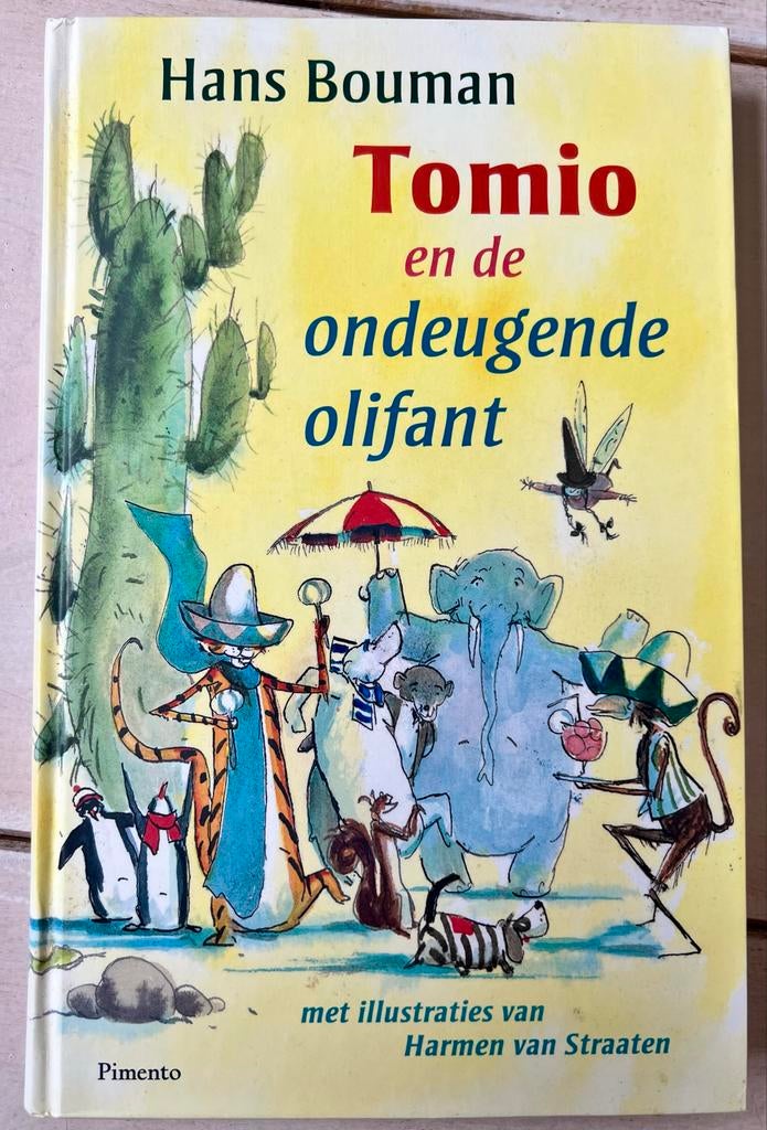 Tomio en de ondeugende olifant - Hans Bouman, Boeken, Ophalen of Verzenden, Gelezen, Fictie algemeen