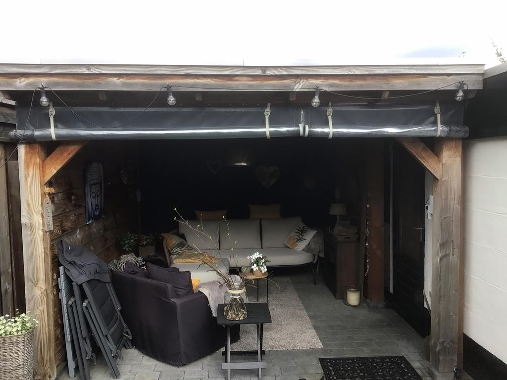 Te koop veranda zeil voor overkapping, Ophalen, Gebruikt, Veranda