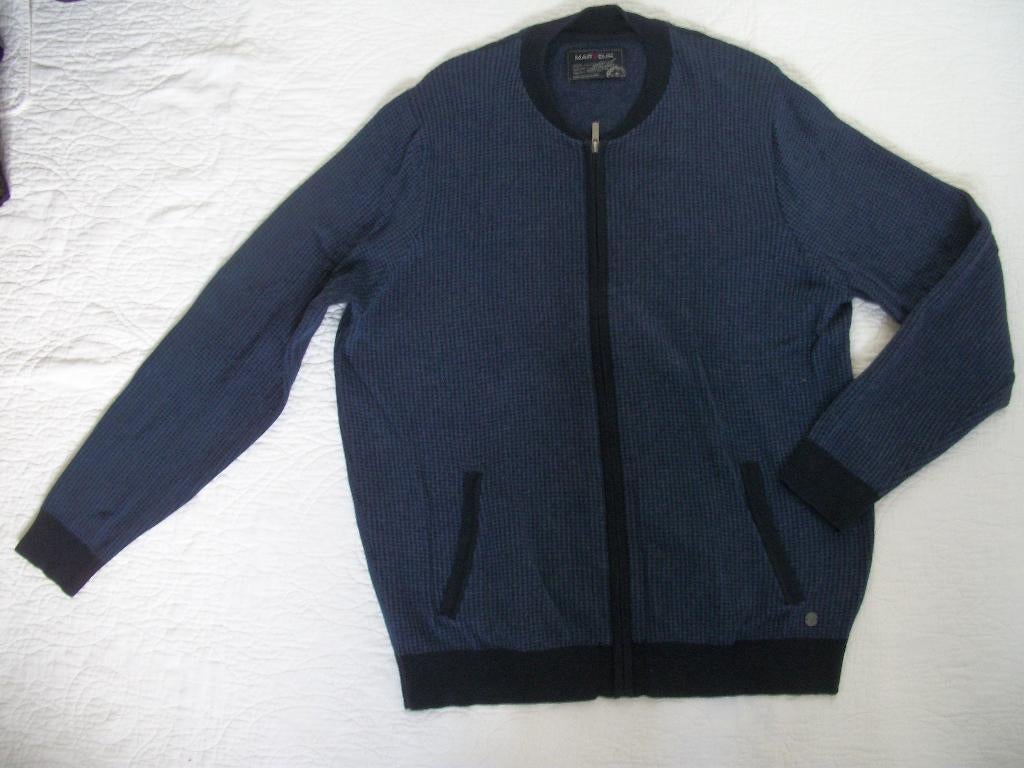 Vest van Marvelis - XL - Blauw - LM - Katoen - zgan, Marvelis, Blauw, Ophalen of Verzenden, Maat 56/58 (XL)