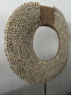 Nassa Kauri schelpen decoratie ring op voet bohemian, Huis en Inrichting, Ophalen of Verzenden
