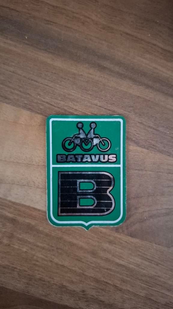 Batavus sticker, Ophalen of Verzenden, Winkel, Super of Benzinepomp, Zegels, Bonnen of Punten