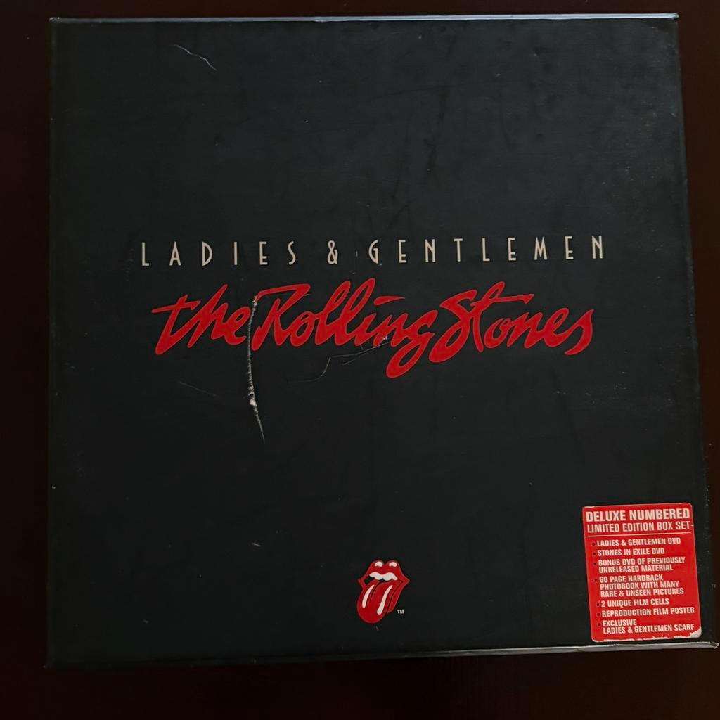 The rolling stones - ladies & gentlemen dvd box, Alle leeftijden, Ophalen of Verzenden, Zo goed als nieuw