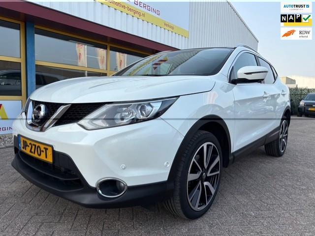 Nissan Qashqai 1.2 Tekna AUTOMAAT LEDER, Auto's, Nissan, Bedrijf, Te koop, Qashqai, 360° camera, ABS, Achteruitrijcamera, Airbags