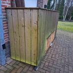 Kliko berging voor 4 containers - 85x191x140 cm, Ophalen