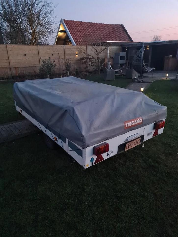 Trigano vouwwagen, Caravans en Kamperen, Vouwwagens, Trigano, tot en met 4, Grijs, Ophalen of Verzenden