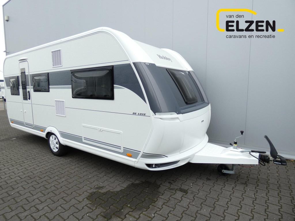 Hobby De Luxe 495 UL Vloerverwarming, 1.800 as, Caravans en Kamperen, Rondzit, Hobby, Bedrijf, 5 tot 6 meter