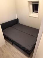 Bed inclusief matras, Huis en Inrichting, Slaapkamer | Bedden, Gebruikt, Zwart, Tweepersoons, 200 cm