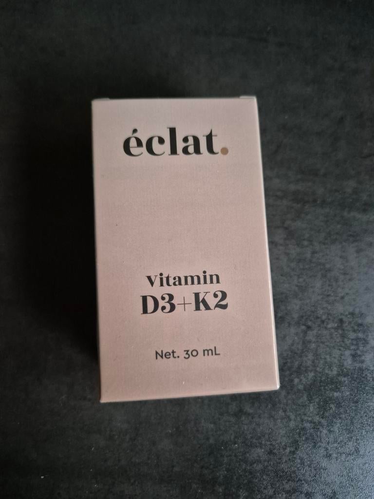 Eclat Vitamine D3 en K2, jaarvoorraad, Ophalen of Verzenden, Nieuw