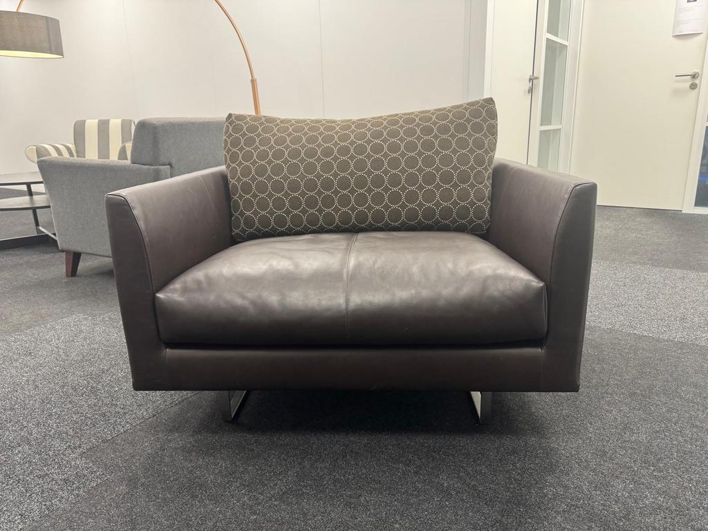 Montis Axel Design Fauteuil – Luxe Leer – Topstaat, Eenpersoons, Ophalen of Verzenden, Zo goed als nieuw, Minder dan 150 cm