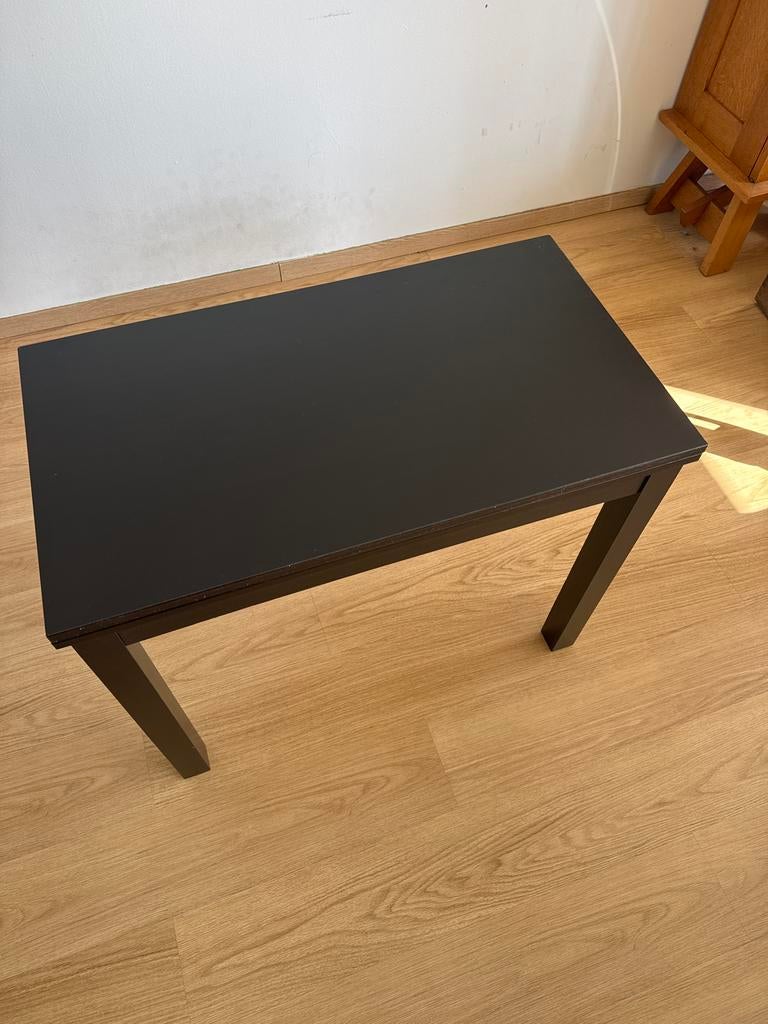 Inklapbare tafel ikea - 90x50/88x74/72 cm - Zwart, Ophalen, Gebruikt, Rechthoekig, 50 tot 100 cm