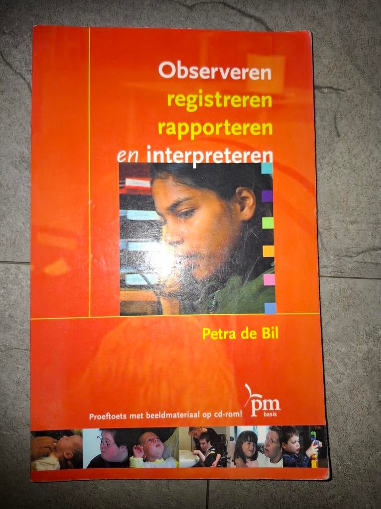 Observeren registreren rapporteren en interpreteren, Boeken, Studieboeken en Cursussen, Ophalen of Verzenden, Zo goed als nieuw
