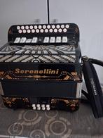 Prachtige Serenellini CF trekzak, Muziek en Instrumenten, Accordeons, Overige formaten, Met koffer, Zo goed als nieuw, Knopaccordeon