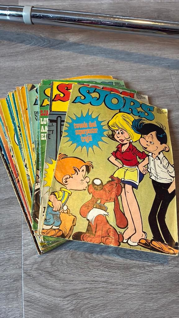 Sjors stripboeken 1975, Boeken, Meerdere comics, Ophalen, Gelezen, Europa