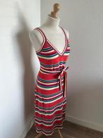 King Louie maat L kleurrijke gestreepte zomer jurk 3148, Maat 42/44 (L), Ophalen of Verzenden, Zo goed als nieuw, Knielengte