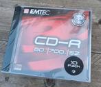 EMTEC CD-R 80 min / 700 MB 52x - 10 stuks, Ophalen of Verzenden, Nieuw, Cd, EMTEC