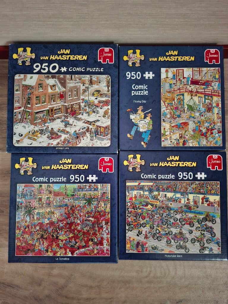 Jan van Haasteren, Ophalen, 500 t/m 1500 stukjes, Gebruikt, Legpuzzel