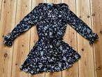 Jurk / Wikkeljurk by Clara Paris - Zwart Wit - Small, Zwart, Ophalen of Verzenden, Zo goed als nieuw, Maat 36 (S)