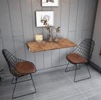 Klaptafel wandmontage grenen 72x45 cm - Ruimtebesparend, Huis en Inrichting, Tafels | Eettafels, Ophalen, Zo goed als nieuw, 50 tot 100 cm