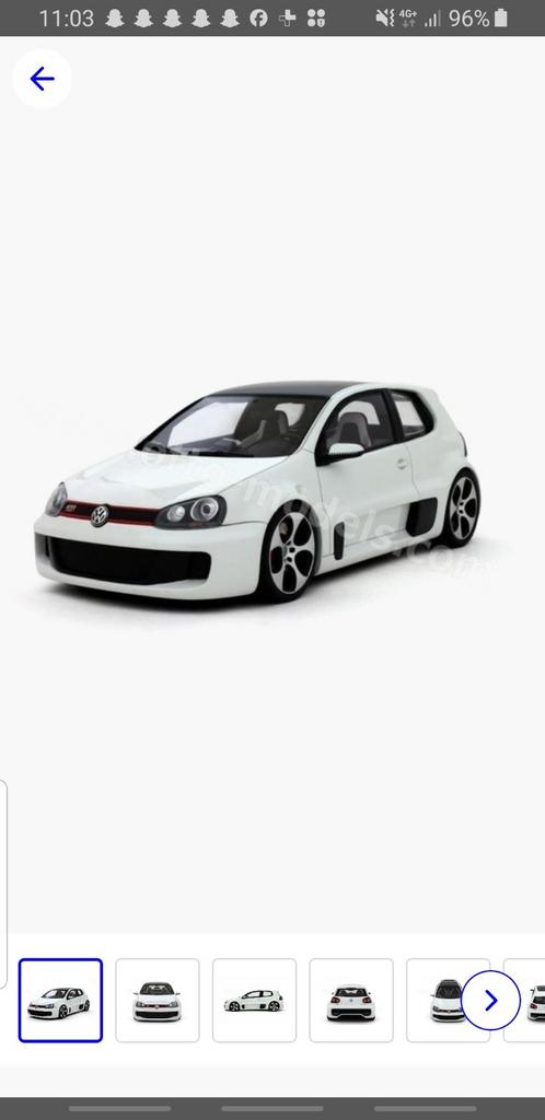 Ottomobile golf 5 gti w12, Ophalen of Verzenden