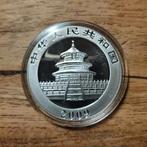 Chinese Panda zilveren munt 1 Oz zilver 2009 oplage 600.000, Ophalen of Verzenden, Zilver
