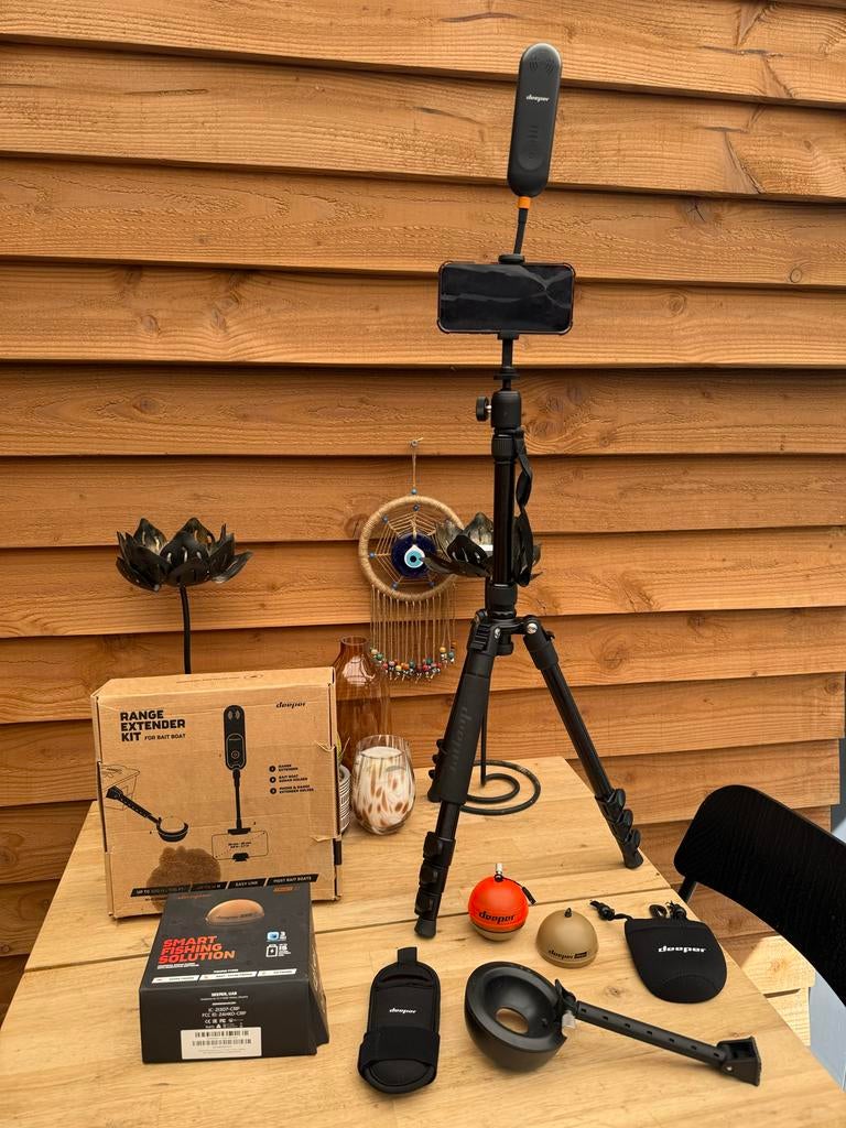 Deeper Chirp+ 2 Sonar Fishfinder set, Ophalen of Verzenden, Zo goed als nieuw, Overige typen