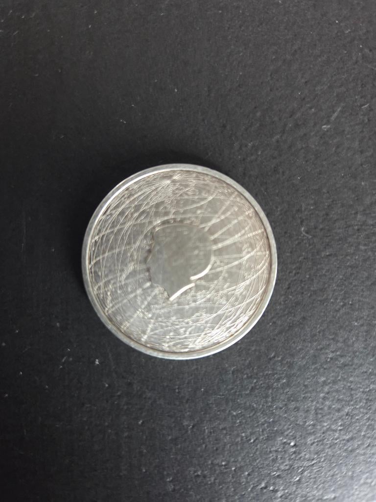 Zilvere 5 euro munt, Postzegels en Munten, Munten | Europa | Euromunten, Ophalen, Zilver, Overige landen, 5 euro