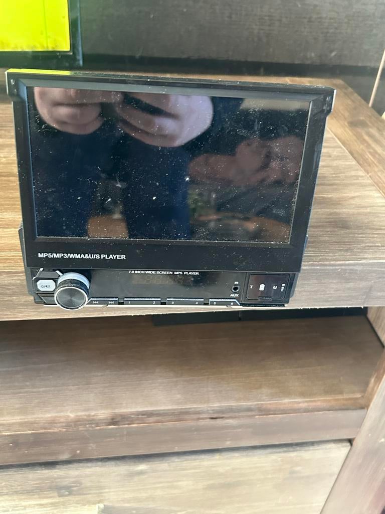 Autoradio met klapscherm, Auto diversen, Ophalen of Verzenden, Gebruikt