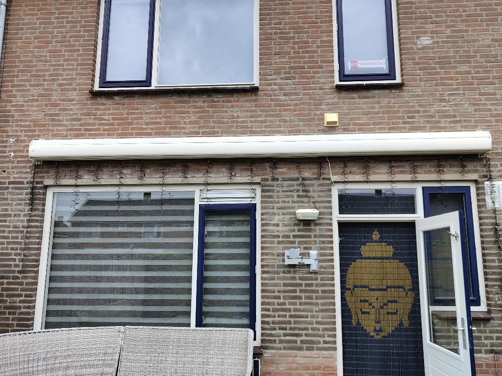 Zonnescherm 5*3m, Tuin en Terras, Zonneschermen, Ophalen, Gebruikt, 450 cm of meer, Elektrisch