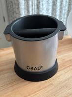 Graeff Espresso klopbak en Gefu lepel, Ophalen of Verzenden, Zo goed als nieuw, Porselein, Kop en/of schotel