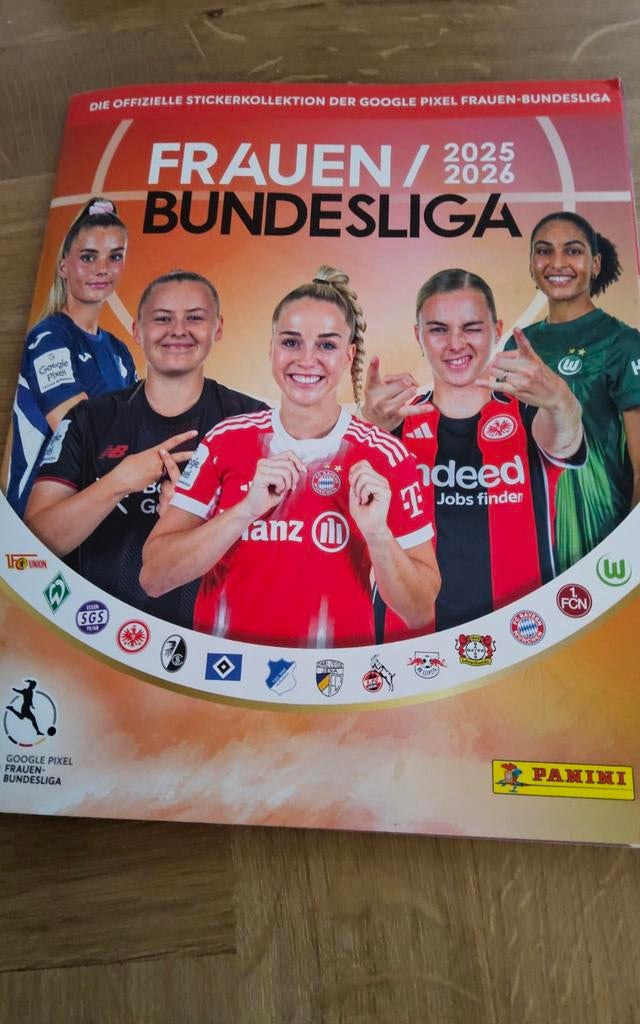 Panini Bundesliga Frauen 2025-2026-Stickers, Verzenden, Zo goed als nieuw, Buitenlandse clubs, Poster, Plaatje of Sticker