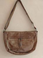 schoudertasje leer "Mylady",  volgnr 16, Overige merken, Bruin, Ophalen of Verzenden, Zo goed als nieuw