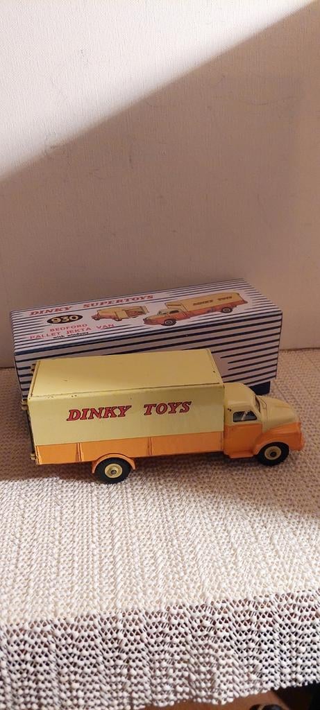 DINKY SUPERTOYS BEDFORD pallet jekta van meccano ltd 930 made in england 1:43 EUR 70,00 - FR