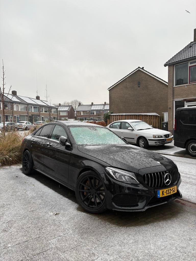 Mercedes-Benz C-Klasse C43 3.0 270KW 4MATIC Aut7 2016 Zwart, Auto's, 1800 kg, 367 pk, Vierwielaandrijving, Particulier