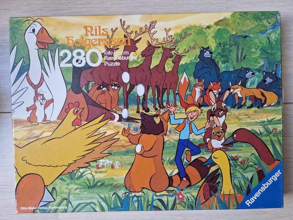 1982 niels nils holgersson puzzel puzzle ravensburger, Ophalen of Verzenden
