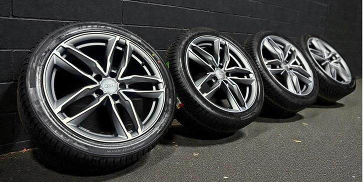 GMP ATOM A4 A5 velgen 18 inch compleet  met banden nieuw!, Auto-onderdelen, Banden en Velgen, Banden en Velgen, All Season, 18 inch