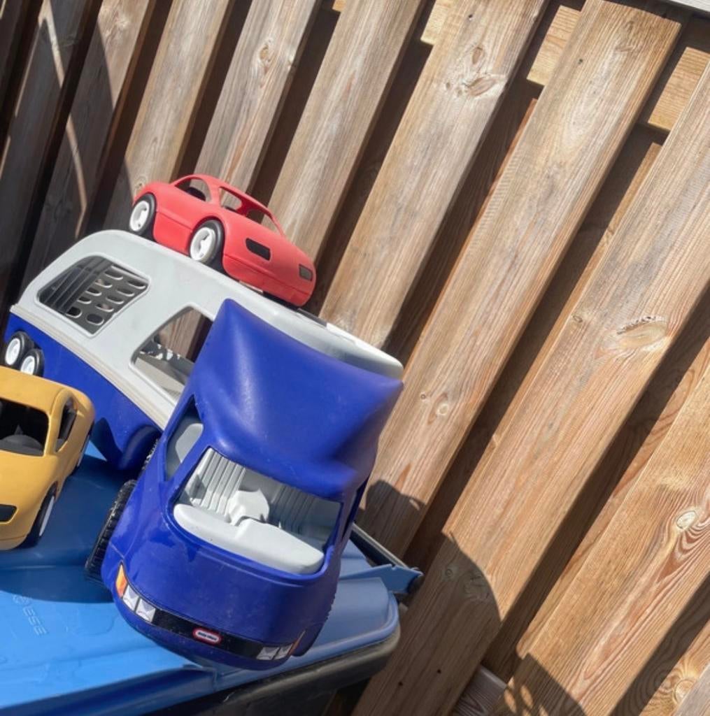 Little Tikes Grote Autotransporter met 2 Auto's, Ophalen of Verzenden, Gebruikt