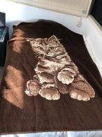 vintage retro deken POES, Ophalen of Verzenden, Huis en Inrichting