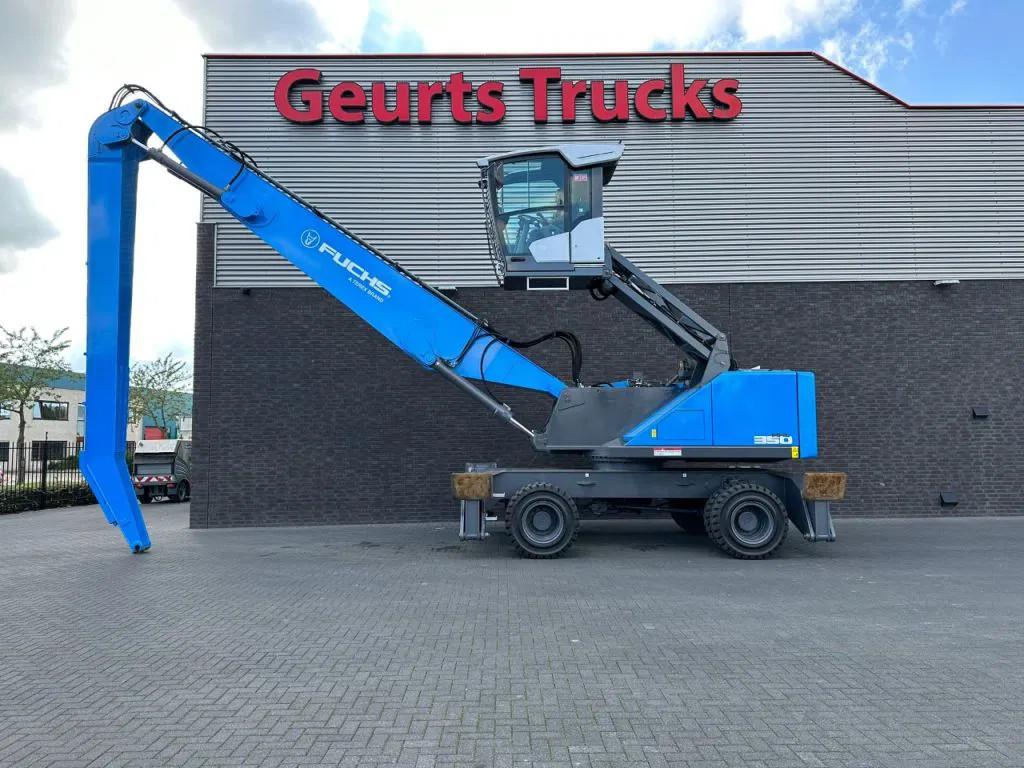 Fuchs MHL 350 MATERIAL HANDLER/UMSCHLAGBAGGER/OVERSLAGKRAAN, Zakelijke goederen, Machines en Bouw | Kranen en Graafmachines, Kraan
