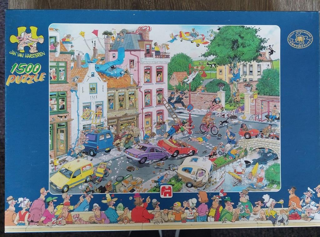 Jan van haasteren puzzel 1500, Ophalen, 500 t/m 1500 stukjes, Zo goed als nieuw