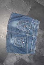 Leuke kort spijkerrok met riem, Ophalen of Verzenden, Zo goed als nieuw, Blauw, W28 - W29 (confectie 36)