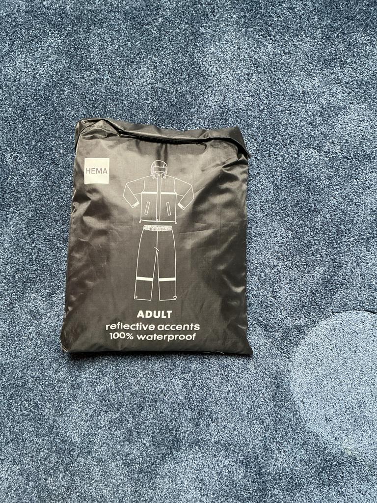Hema regenpak voor volwassenen, maat S Nieuw, Ophalen, Nieuw, Regenbroek, Heren