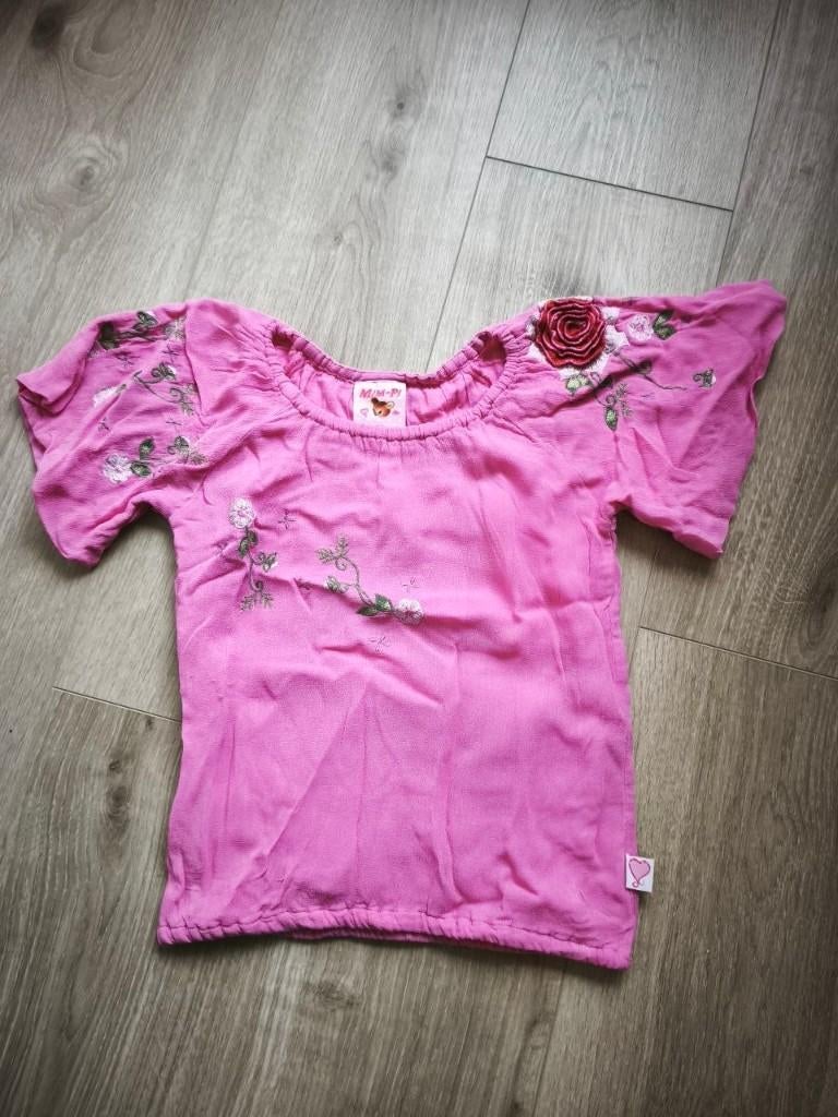 Blousje Mim-Pi maat 110, Gebruikt, Meisje, Overhemd of Blouse, Ophalen of Verzenden