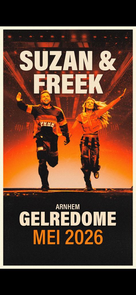 4x zitplaatsen Suzan & Freek 22 mei, Tickets en Kaartjes, Drie personen of meer