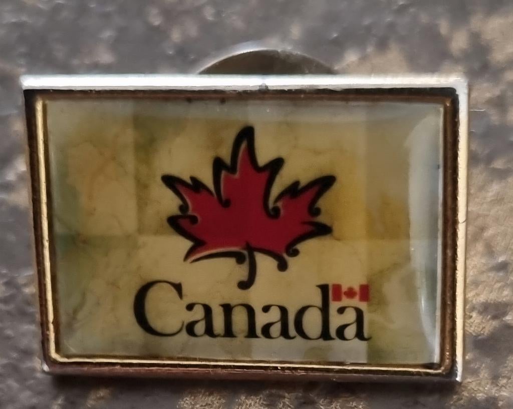 Canada Speldje - Esdoornblad Vlag Pin, Ophalen of Verzenden