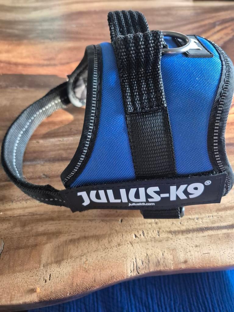 Julius-K9 Powerharness Blauw - Hondenharnas - S/Mini 51-67x2, Ophalen