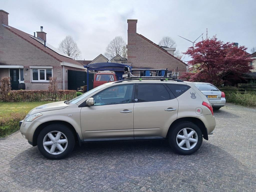 Nissan Murano 3.5 V6 CVT 2005 Beige, Auto's, Nissan, Automaat, Zwart, Murano, 234 pk