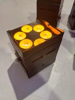 6x JB Systems Accu Color-Black 60W LED Accuspot Set, Ophalen, Gebruikt, Licht, Geluidgestuurd