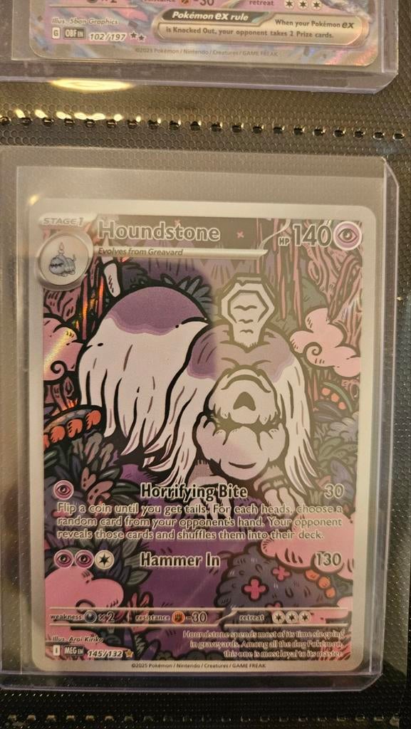 Pokémon Houndstone kaart MEG 145/132, Ophalen of Verzenden